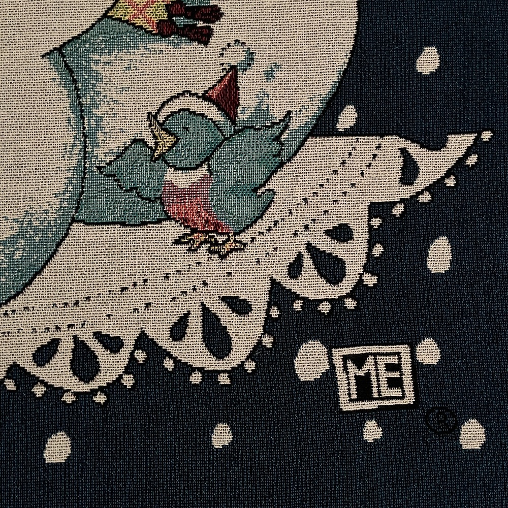 Mary Engelbreit Tapestry Throw with Fringe - Picture 3 of 8